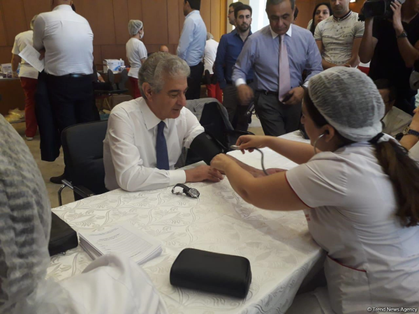 Yeni Azərbaycan Partiyasında qanvermə aksiyası keçirilib 